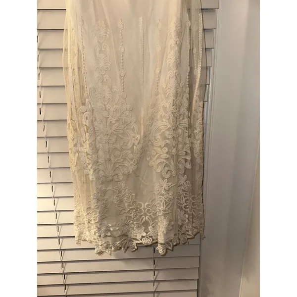 Free people lace white mini dress nwt - Image 3