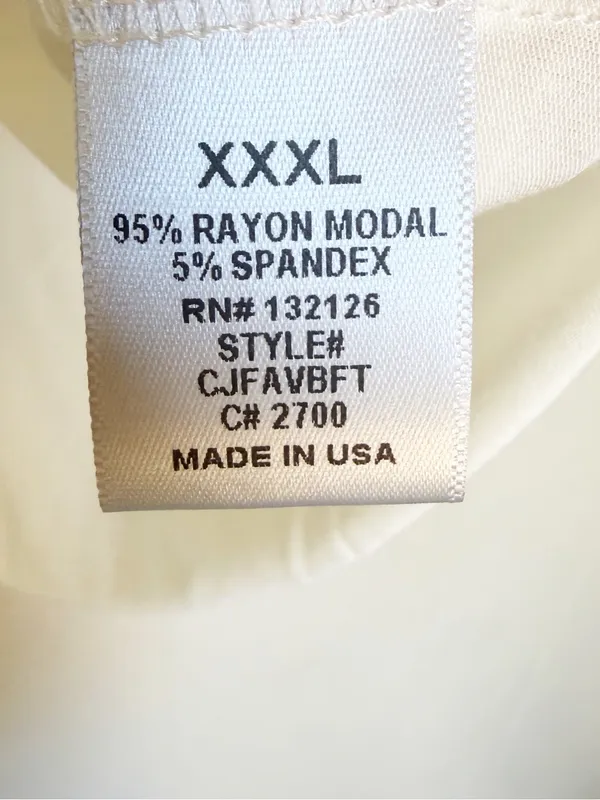 NEW CARLY JEAN LOS ANGELES CJLA Boyfriend Tee Ivory XXXL - Image 5