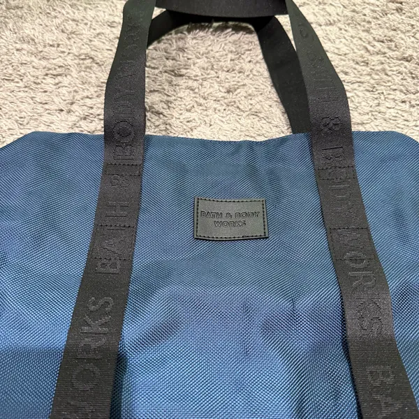 NWT Bath & Body Works Men’s Navy Blue Duffle Bag - Image 2