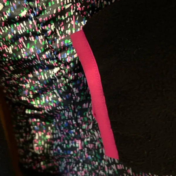 The North Face Zip Up Fleece Jacket Black Hot Pink Size Medium - Image 7