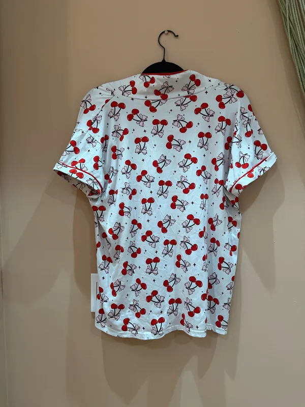 Cherry pajama top White Size XL - Image 3