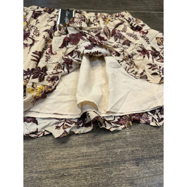 Eveafter Mini Swing Collection Selena Skirt Size Medium Floral‎ Pull On Ruffle - Image 5