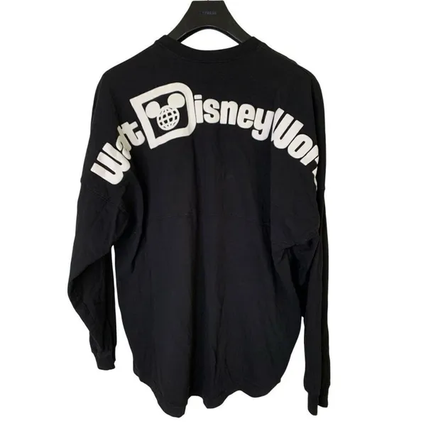 Disney World Spirit Jersey long sleeve sweatshirt black size medium - Image 2