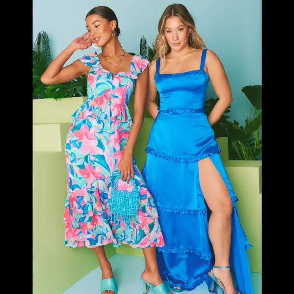 Show Me Your Mumu Reese Ruffle Midi Dress, Small, NWT - Image 5