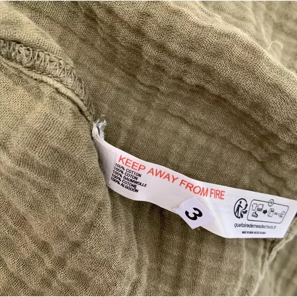 Anthropologie The Kallie Flowy Olive Green Maxi Dress XS Guaze New NWT BOHO HTF - Image 10