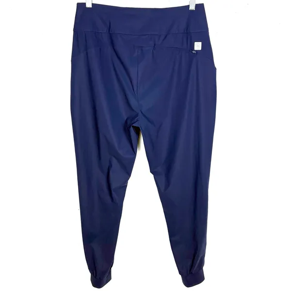 Peter Millar Womens Stellar Performance Jogger Pants Golf Navy Blue Size Medium - Image 11
