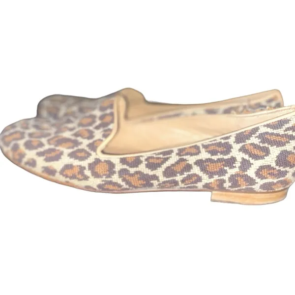 Jon Josef brown leopard print slip ons size 8.5 - Image 2
