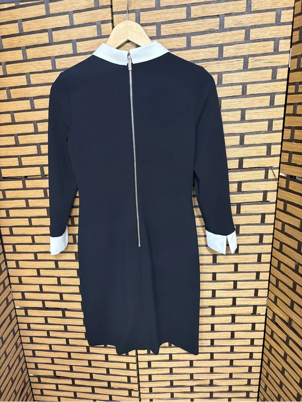 Tommy Hilfiger black and white dress size 4 - Image 2
