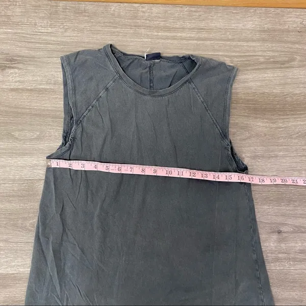 Urban Outfitters Charcoal Faded Sparkle Tank Mini Dress M - Image 3
