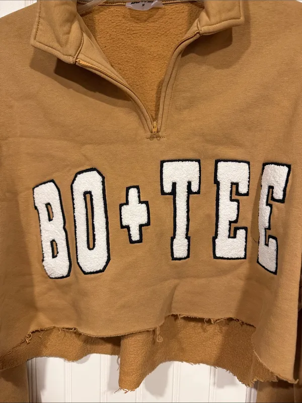 Bo+Tee set cropped quarter zip and joggers - Image 2