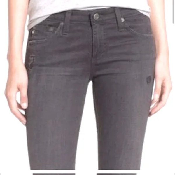 AG Adriano Goldschmied The Legging Ankle Slim Skinny Jeans Women 31 Distressed - Image 9