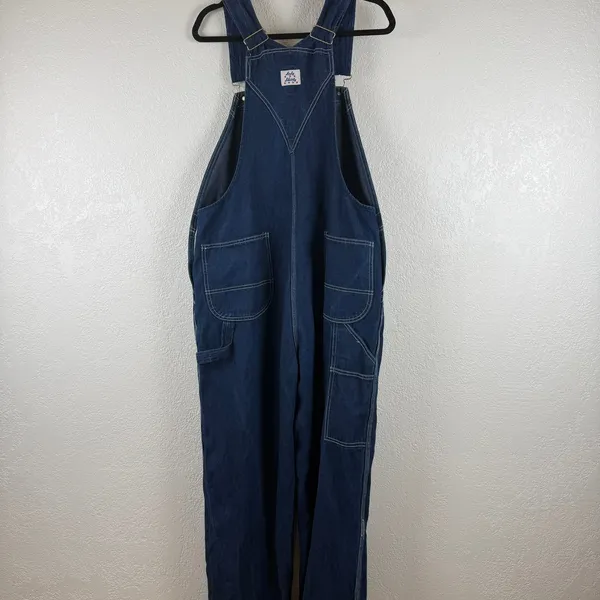 Liberty Denim Overalls — Women's Size 20‎ Tall Green Zip Accent Carpenter Style - Image 13