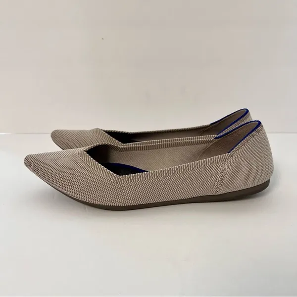 Rothys Gray Pointed Flat - Image 6