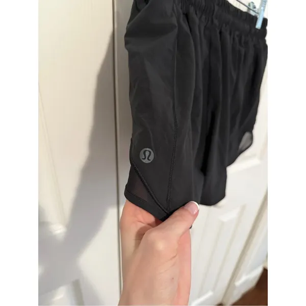 Lululemon Track That Short 4" Black Size 6 - Image 5