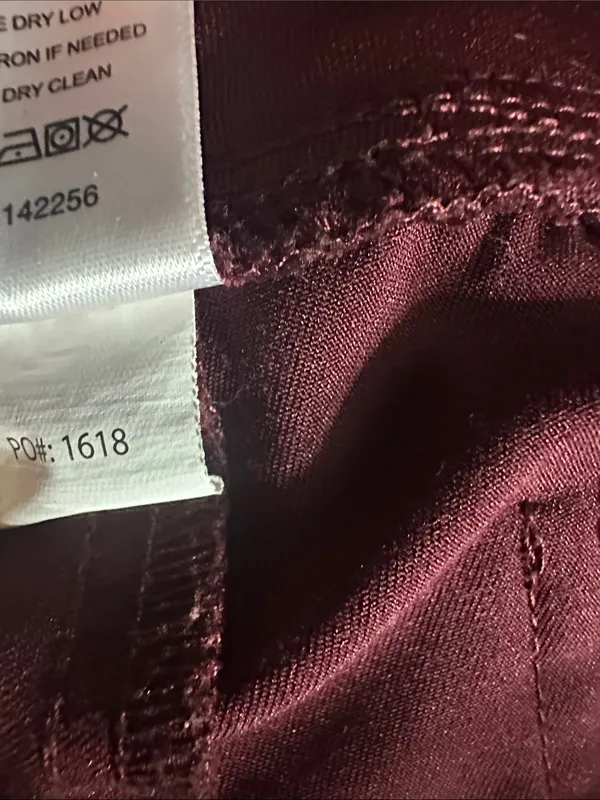 Figs Burgundy Drawstring Scrub Joggers - Image 3