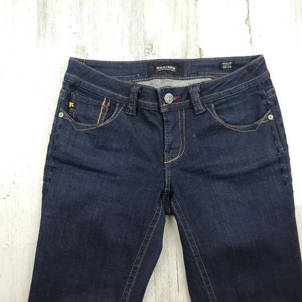 MEK DNM Moscow Women’s Bootcut Jeans Dark Wash Size 28 Classic Denim - Image 5