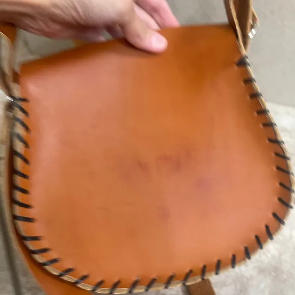 Hand tooled Leather‎ Crossbody Bag Floral Shoulder Bag Western Purse mexican - Image 4