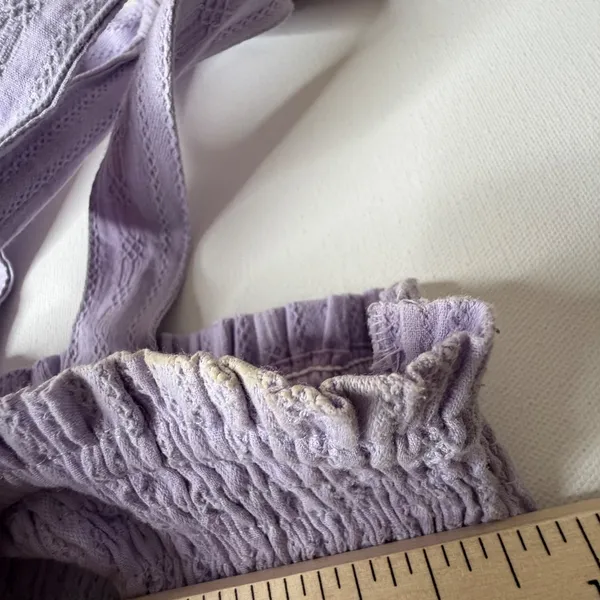 NWT Lost + Wander Angel in Disguise Maxi‎ Dress Medium Lavender Smocked Cottage - Image 6