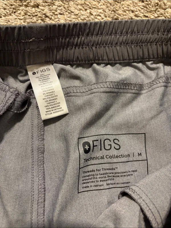 Figs Women’s Graphite Gray Retired Style Muli‎ Jogger Scrub Pants Medium - Image 3