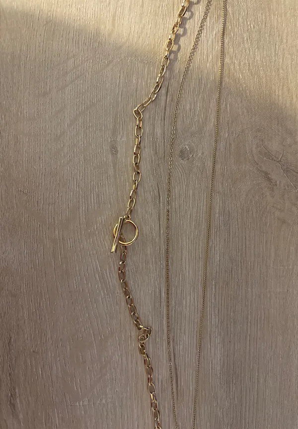 3 layer gold necklace - Image 2
