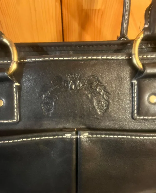 Antonio Melani Black Soft Leather shoulder Handbag /Purse. - Image 2