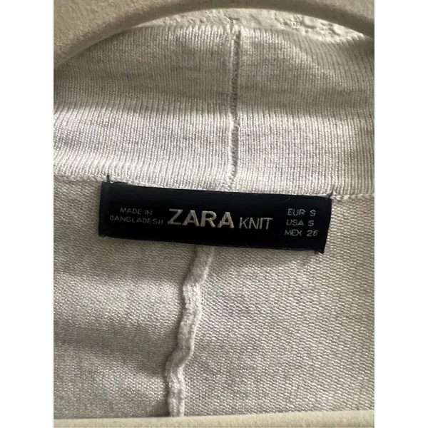 ✨Zara Grey Open Front Oversized Slouchy Knit Kimono Style Sz Small Cardigan✨ - Image 10