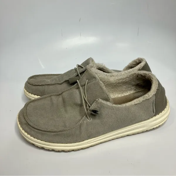 Hey‎ Dude Wendy loafers in gray corduroy size 10 - Image 5