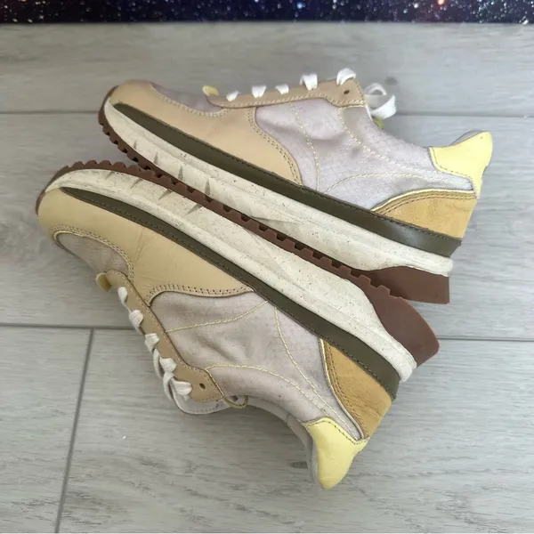 Madewell‎ Kickoff Trainers White Gray Suede Canvas Sneakers Women’s Sz 5 MWL - Image 7