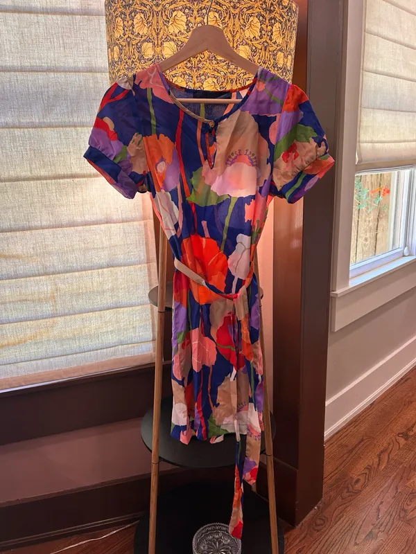 Vintage floral Dress - Image 2