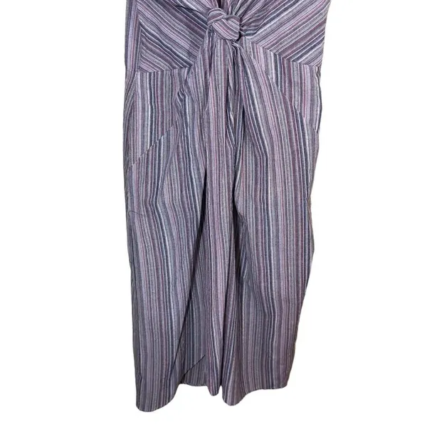 VICI Women's Multicolor Striped Knotted Twist Front Dress - Image 5