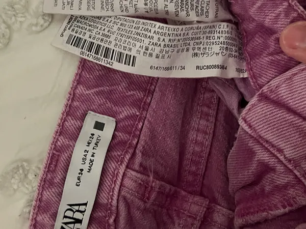 ZARA Jeans Mom Pink  - Image 5