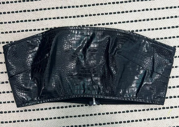 Nasty Gal Snakeskin Top - Image 3