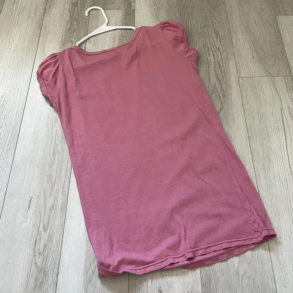 Juicy Couture Y2K Tshirt all hail jucy rhinestone graphic womens Pink (small) vintage - Image 5