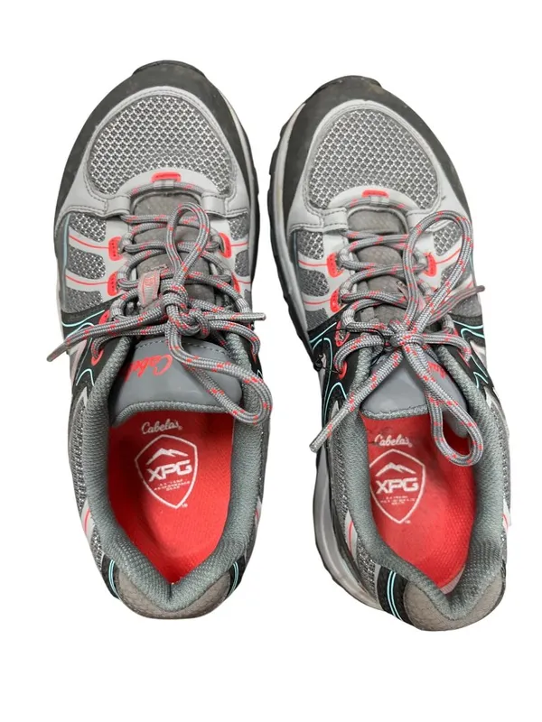 Cabelas Gortex Vibram wms gray low top hiking trail sneakers sz 9M SKU 10,011 - Image 16