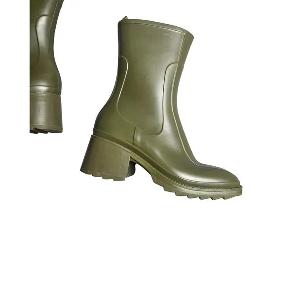 Jeffrey Campbell Pluis Green Rain Boots Size: 38‎ - Image 5