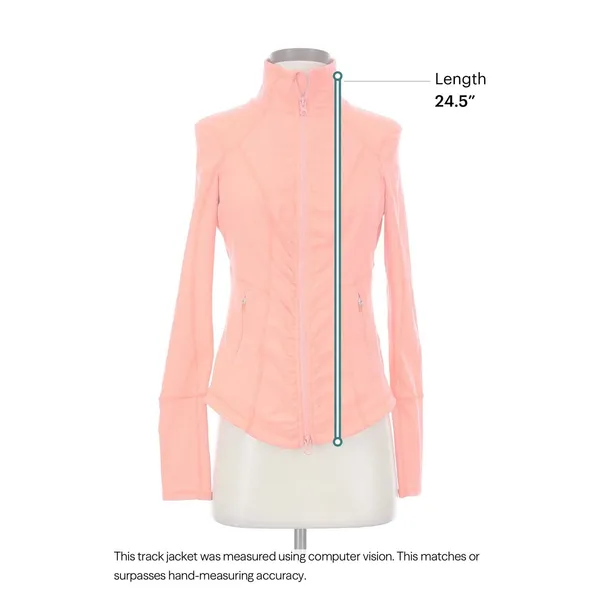 Zella Coral Ruched Zip-Up Athleisure Sporty Activewear Jacket Size S/P - Image 7
