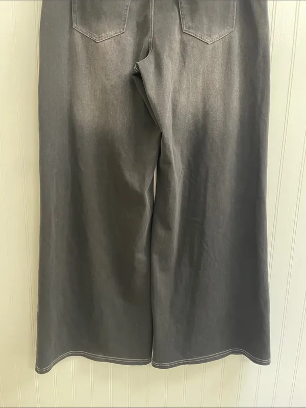 HALARA Flex High Waisted Pockets Baggy Wide Leg Washed Casual Jeans Size L NWT - Image 12