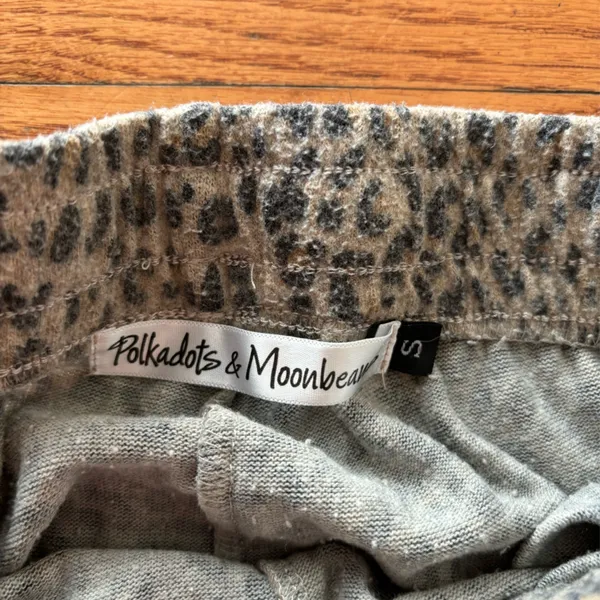 Polka dots & Moon Beams Leopard Pants Black - Image 2