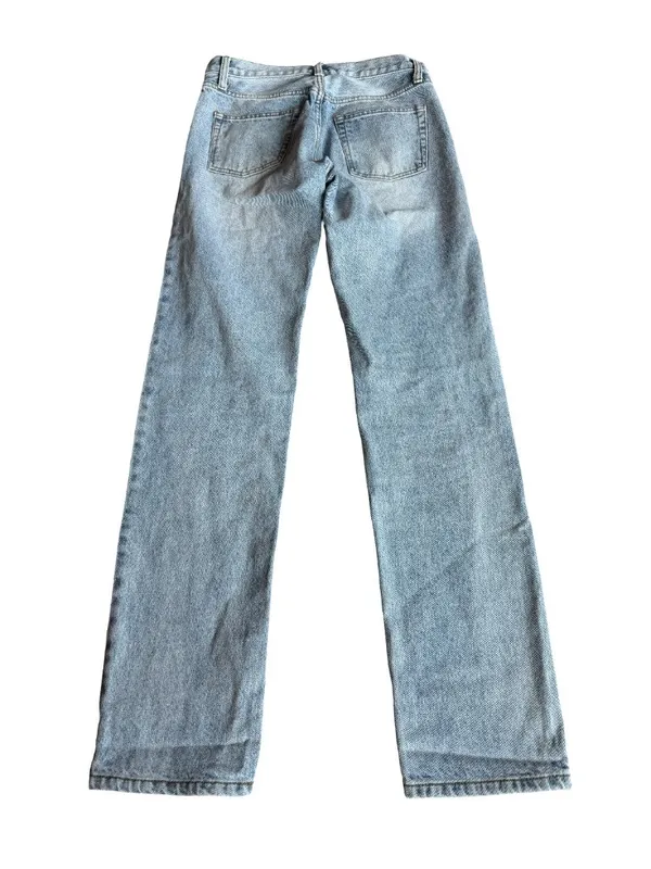 John Galt Light Wash Denim Jeans Straight Fit Classic Casual Size Small Women's - Image 8