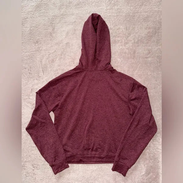 Lululemon Sweater Womens Red Lead The Pack Hoodie Rulu Fabric Run size‎ 4 - Image 4