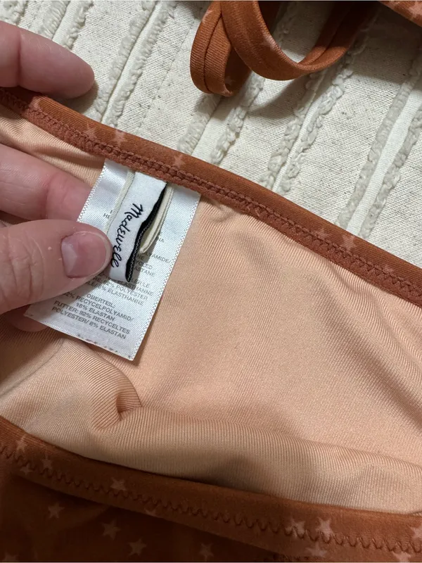 Madewell Rust Star Triangle Bikini Set - Image 6