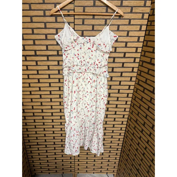 Sweet Pot White Floral Midi Dress Size‎ 6 - Image 2