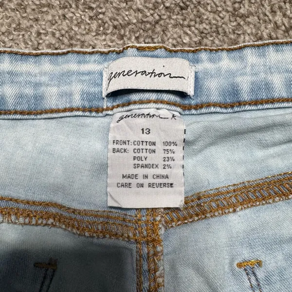 Light wash short Blue Size L - Image 2
