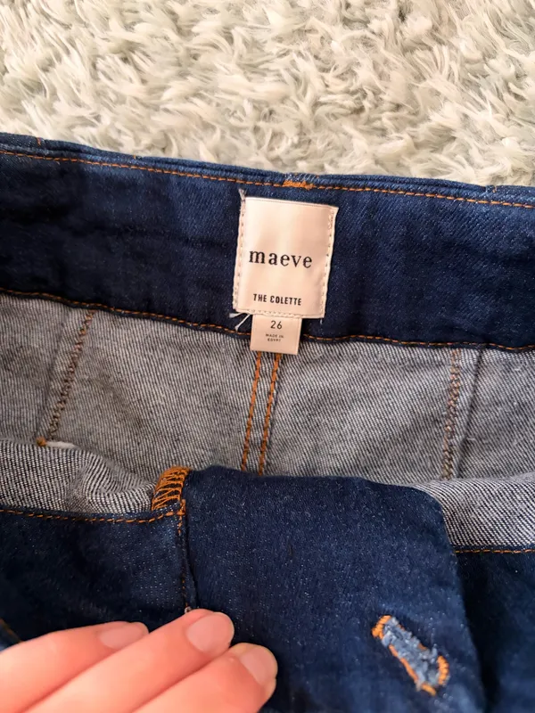 Maeve Colette High Rise Wide Leg Jeans - Image 9