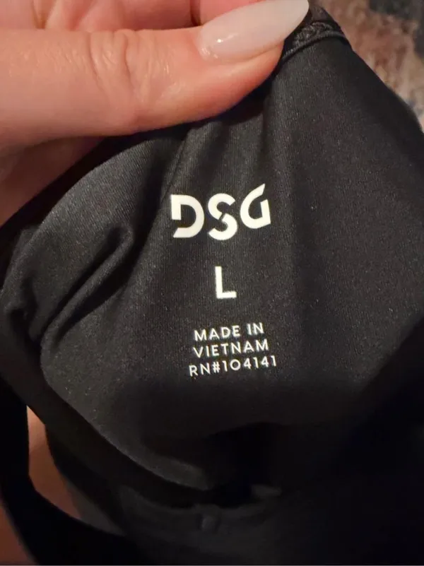 DSG black mini tennis pickleball dress sz L #athletic #preppy #pickleball #sporty - Image 5