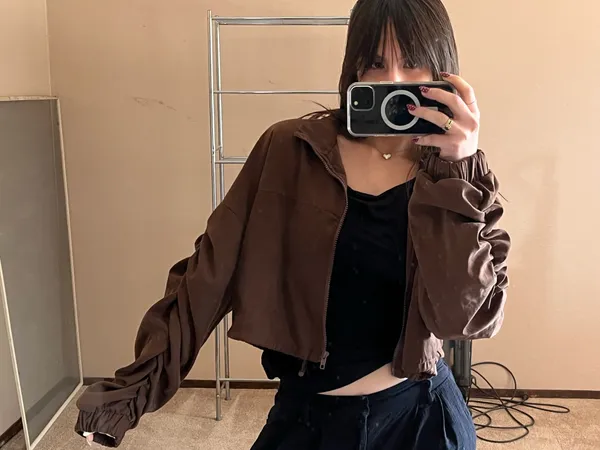 HYFVE Jacket Brown Suede - Image 2