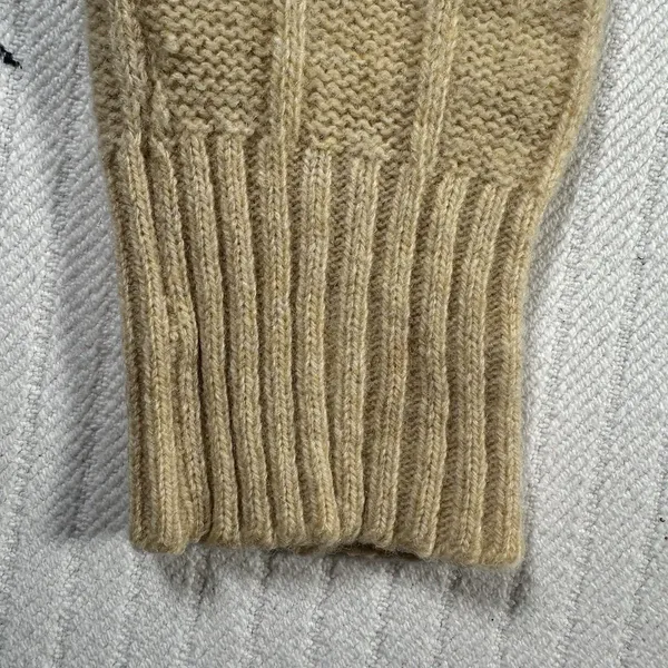 Vintage Tami Women’s Small Yellow Rib Knit Quarter Zip Mock Neck Sweater - Image 6