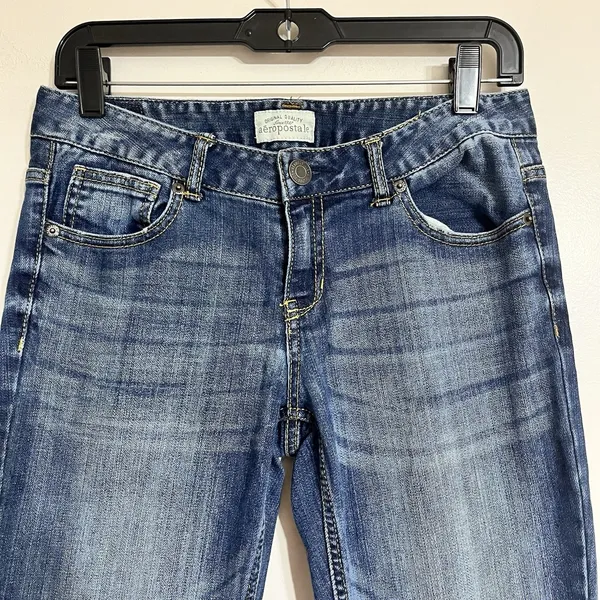 Aeropostale Ashley Ultra Skinny‎ Jeans Women's Size 5/6 Regular Dark Wash - Image 2