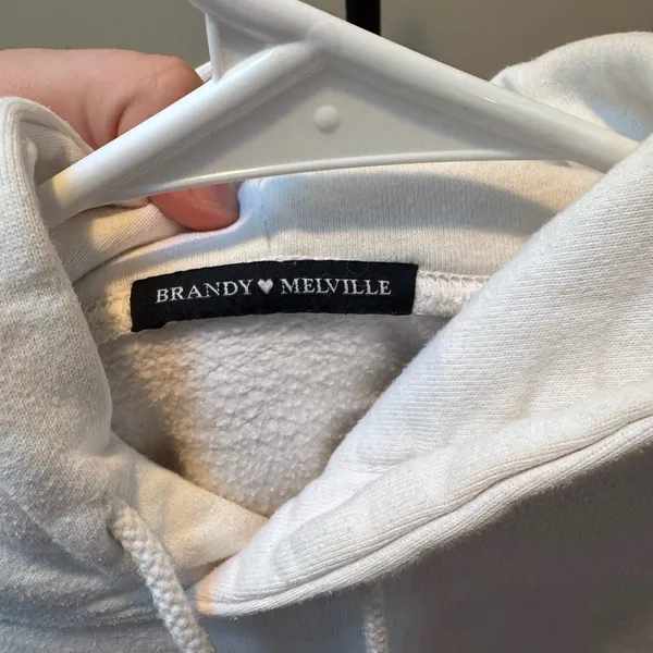 ⭐️Brandy Melville White Hoodie - Image 2