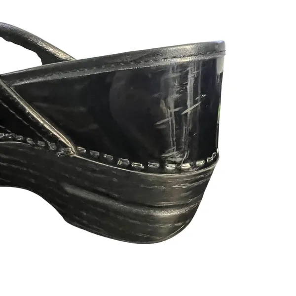 Dansko Professional Clogs Womens Size 38 Black Patent Leather Slip On Nursing - Image 9